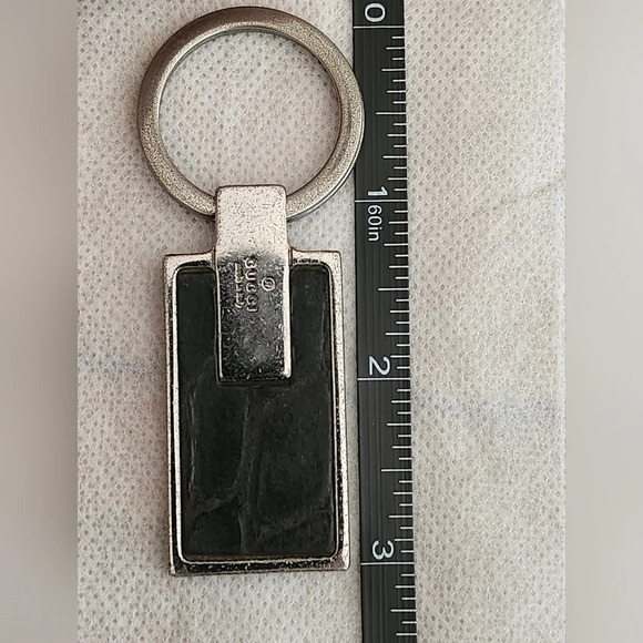 Gucci Leather/Palladium Keychain - Picture 2 of 6